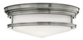 Hadley LED Flush Mount in Antique Nickel