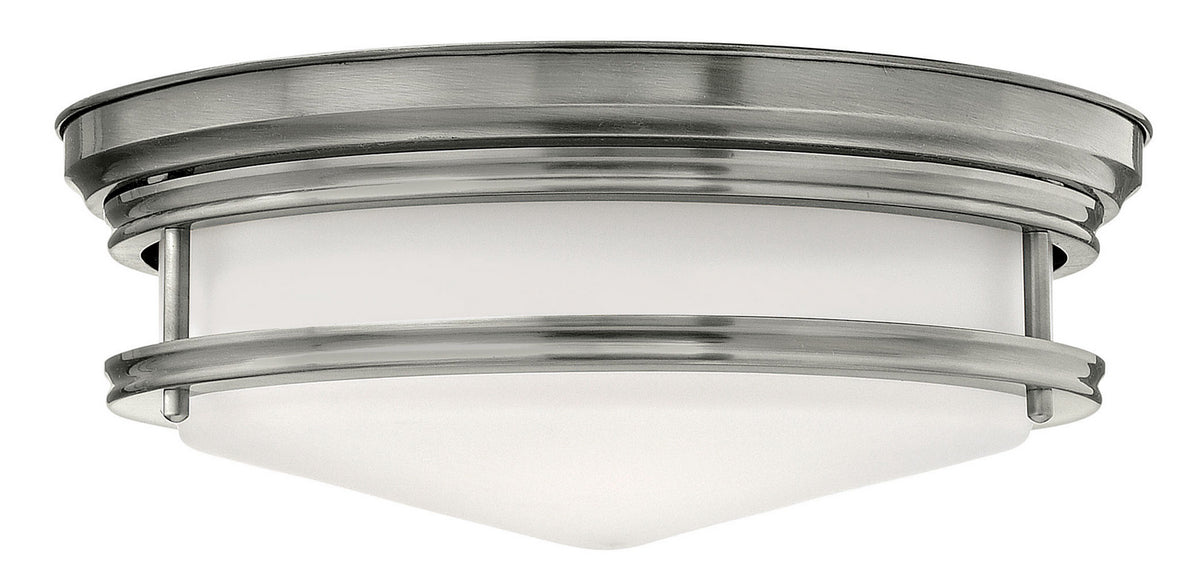 Hadley LED Flush Mount in Antique Nickel