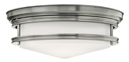 Hadley LED Flush Mount in Antique Nickel