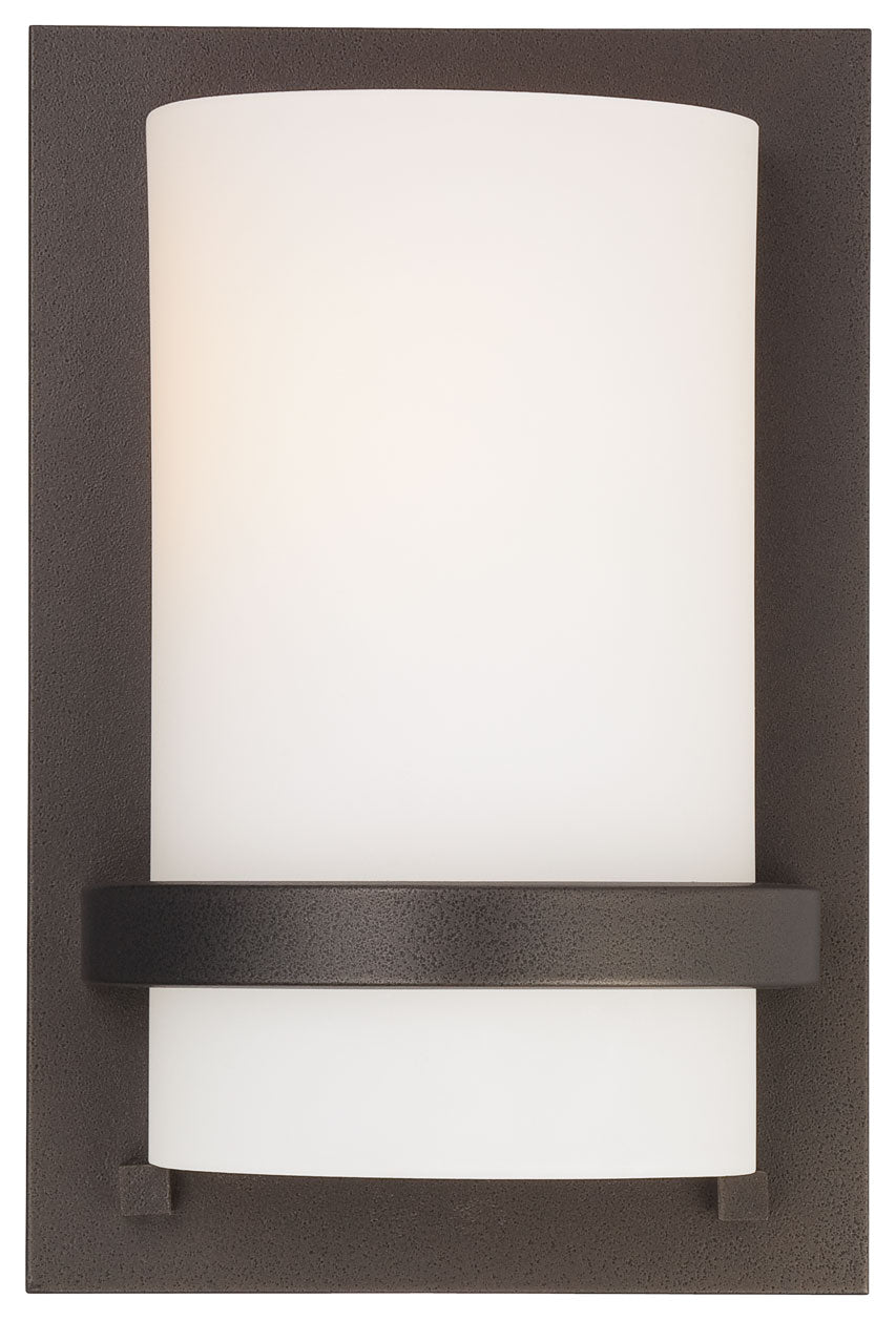 Fieldale Lodge One Light Wall Sconce in Smoked Iron