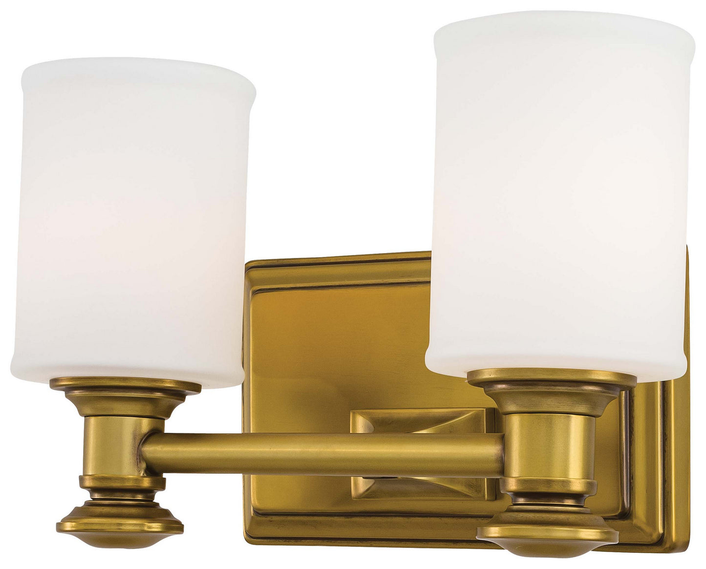 Harbour Point Two Light Bath in Liberty Gold