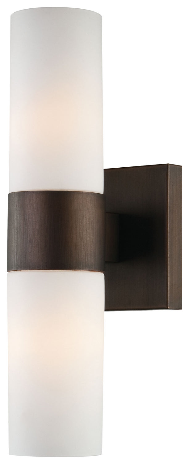 Two Light Wall Sconce in Copper Bronze Patina