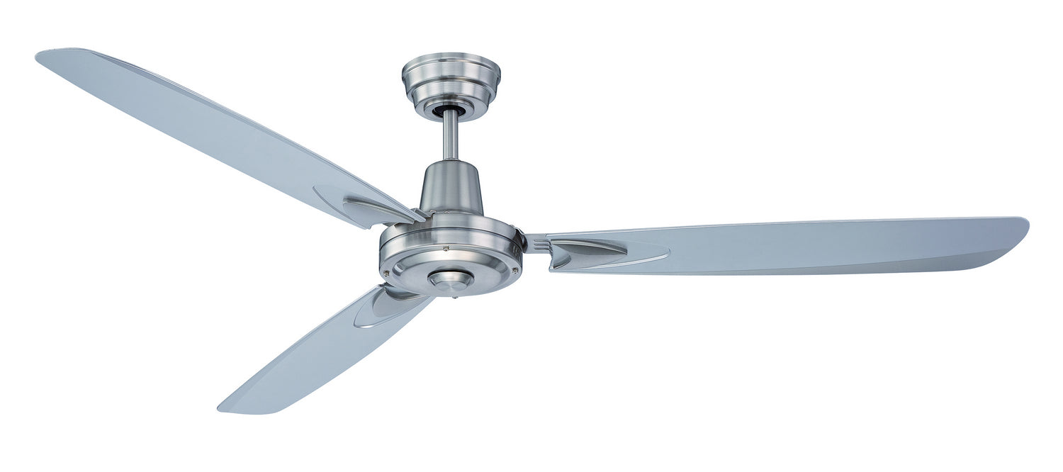 Craftmade - VE58BNK3 - 58" Ceiling Fan - Velocity - Brushed Polished Nickel