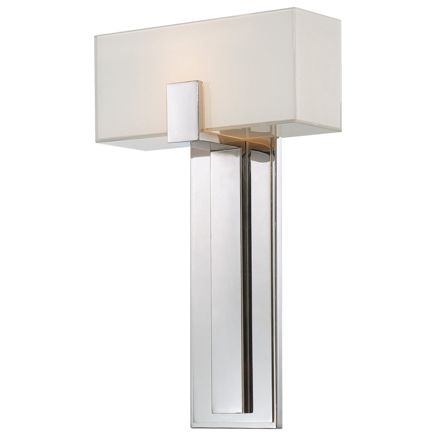 George Kovacs One Light Wall Sconce in Polished Nickel