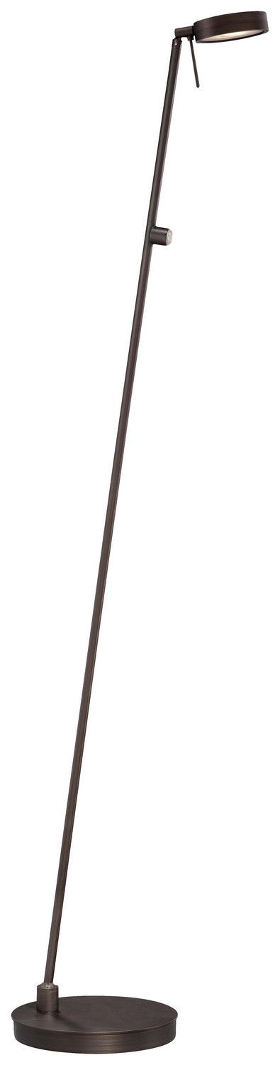 George's Reading Room LED Floor Lamp in Copper Bronze Patina
