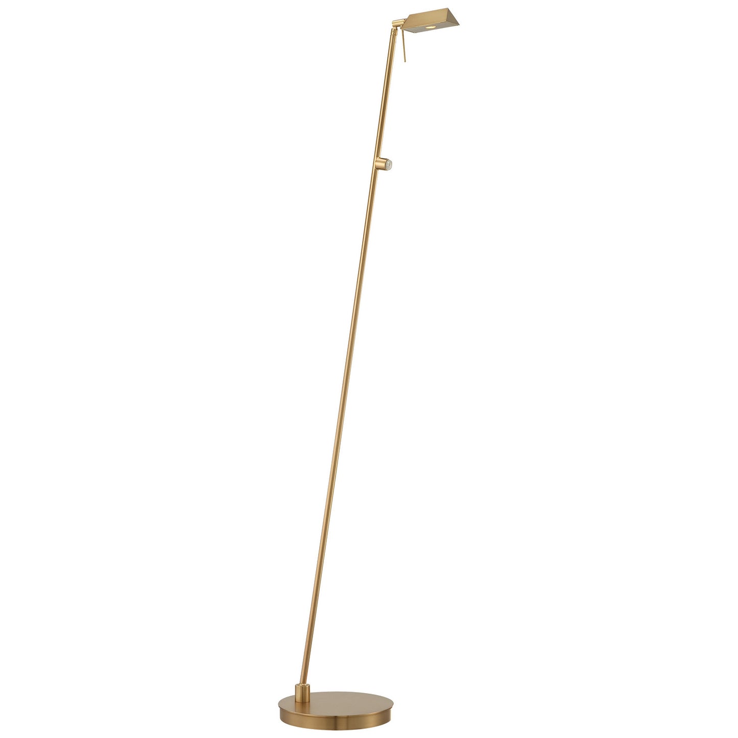 George's Reading Room LED Floor Lamp in Honey Gold