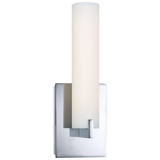 Tube LED Wall Sconce in Chrome