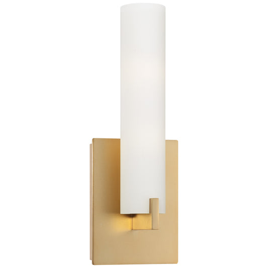 Tube Two Light Wall Sconce in Honey Gold