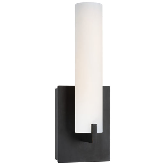 Tube LED Wall Sconce in Dark Restoration Bronze