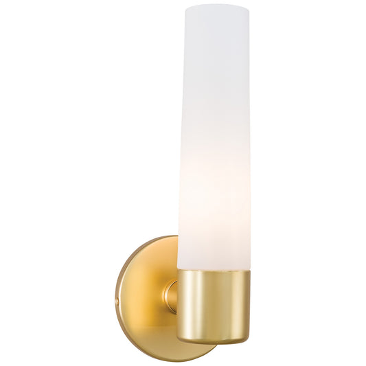 Saber One Light Wall Sconce in Honey Gold