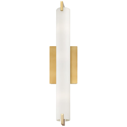 Tube Three Light Wall Sconce in Honey Gold