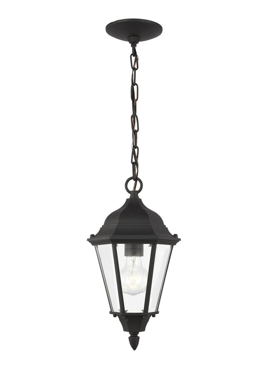 Bakersville One Light Outdoor Pendant in Black