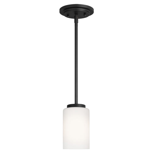 Oslo One Light Mini-Pendant in Midnight Black