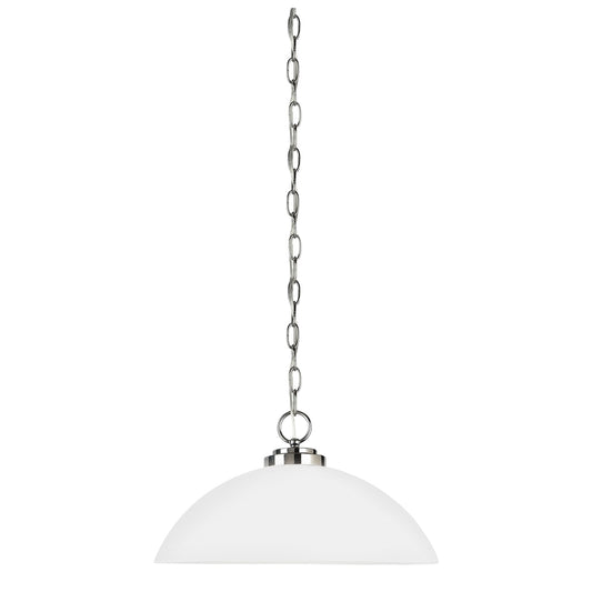Oslo One Light Pendant in Chrome