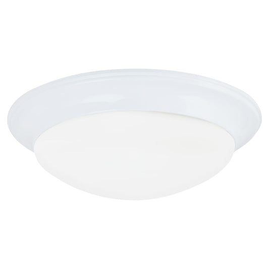 Nash One Light Flush Mount in White