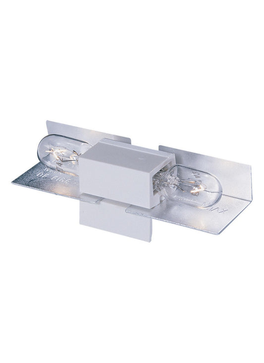 (4-Pack) Lx Wedge Base Lamp holders Wedge Base Lamp Holder in White