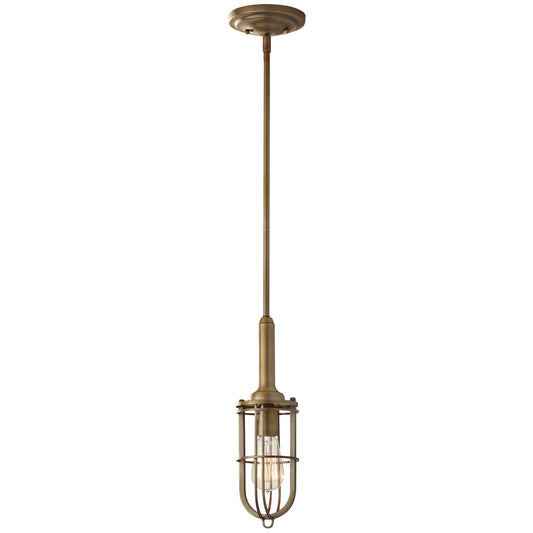 Urban Renewal One Light Pendant in Dark Antique Brass