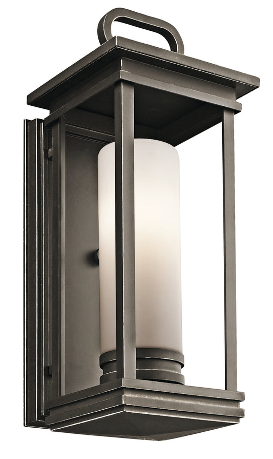 South Hope One Light Outdoor Wall Mount in Rubbed Bronze
