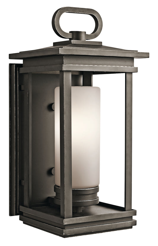 South Hope One Light Outdoor Wall Mount in Rubbed Bronze