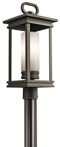 South Hope One Light Outdoor Post Mount in Rubbed Bronze
