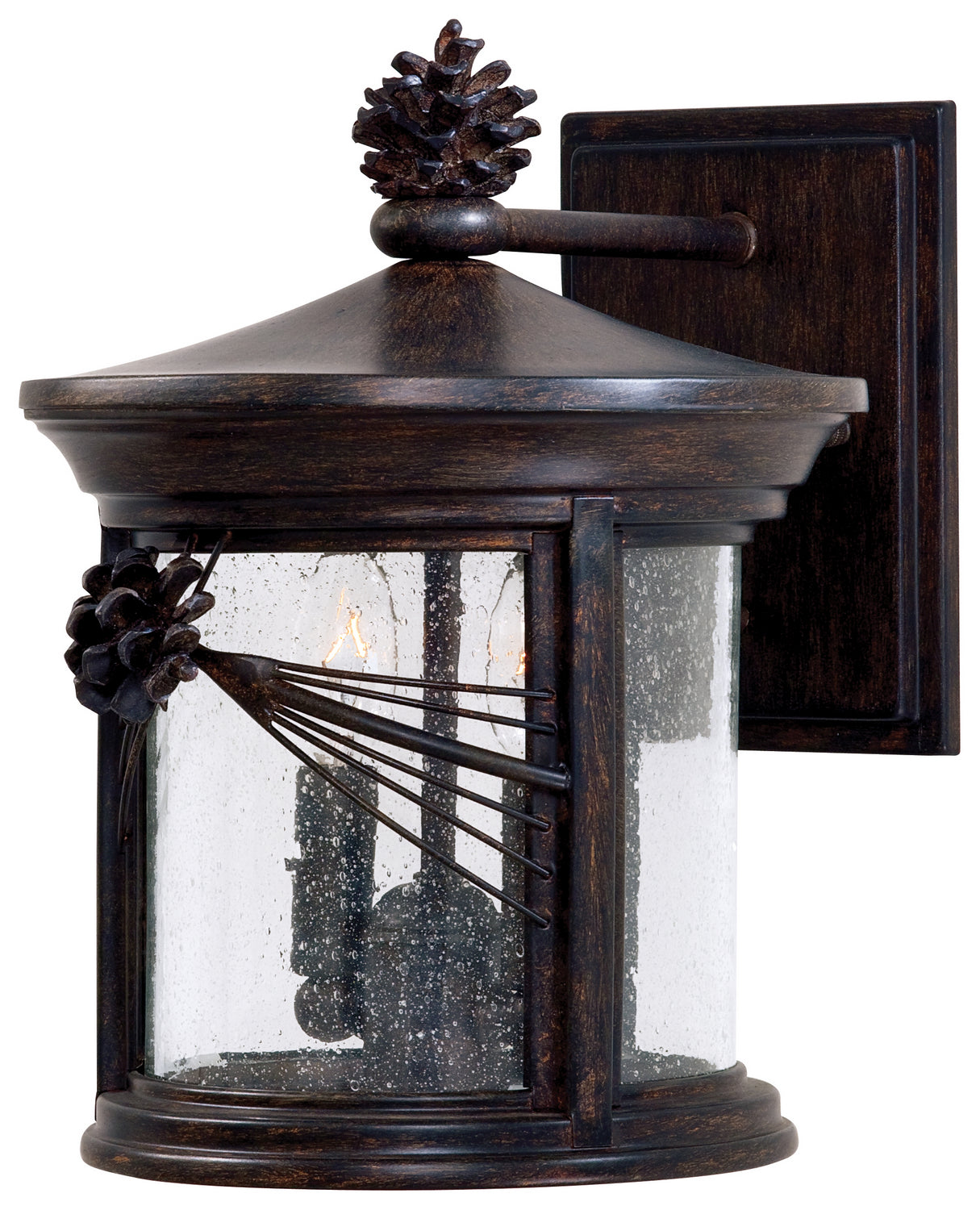Abbey Lane Two Light Wall Mount in Iron Oxide