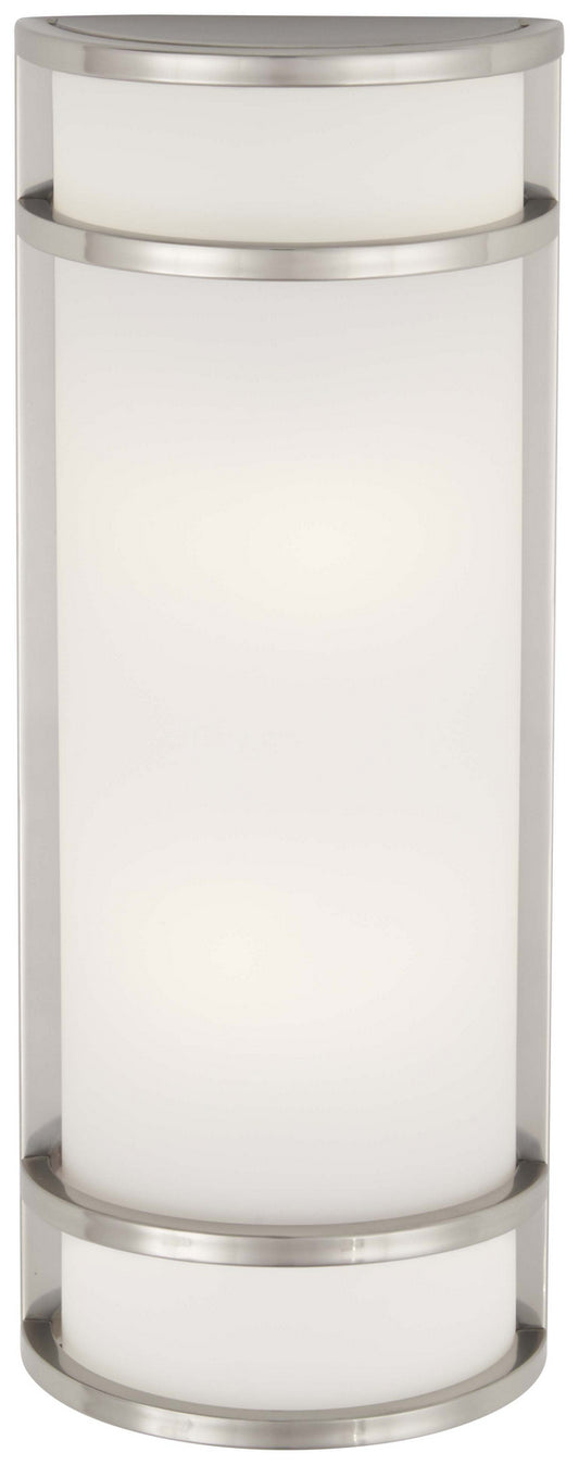 Bay View Two Light Pocket Lantern in Brushed Stainless Steel