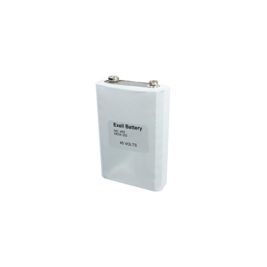 Exell 455 Alkaline 45V Battery NEDA 201, EB-455, 30F40