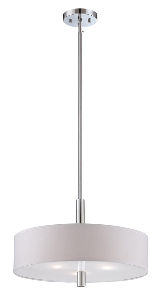 Cordova Three Light Pendant in Chrome