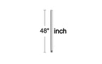 Universal Downrod in Polished Nickel