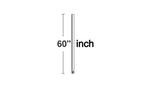 Universal Downrod in Polished Nickel