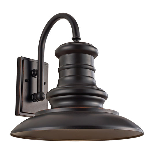 Redding Station One Light Outdoor Wall Lantern in Restoration Bronze
