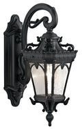 Tournai One Light Outdoor Wall Mount in Textured Black