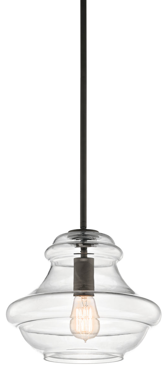 Everly One Light Pendant in Olde Bronze