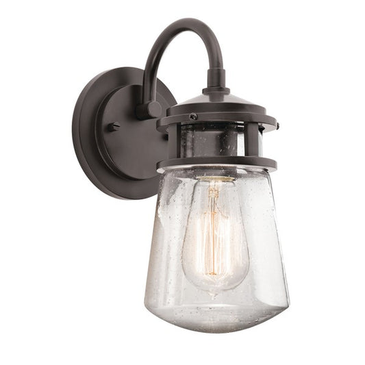 Lyndon One Light Outdoor Wall Mount in Architectural Bronze