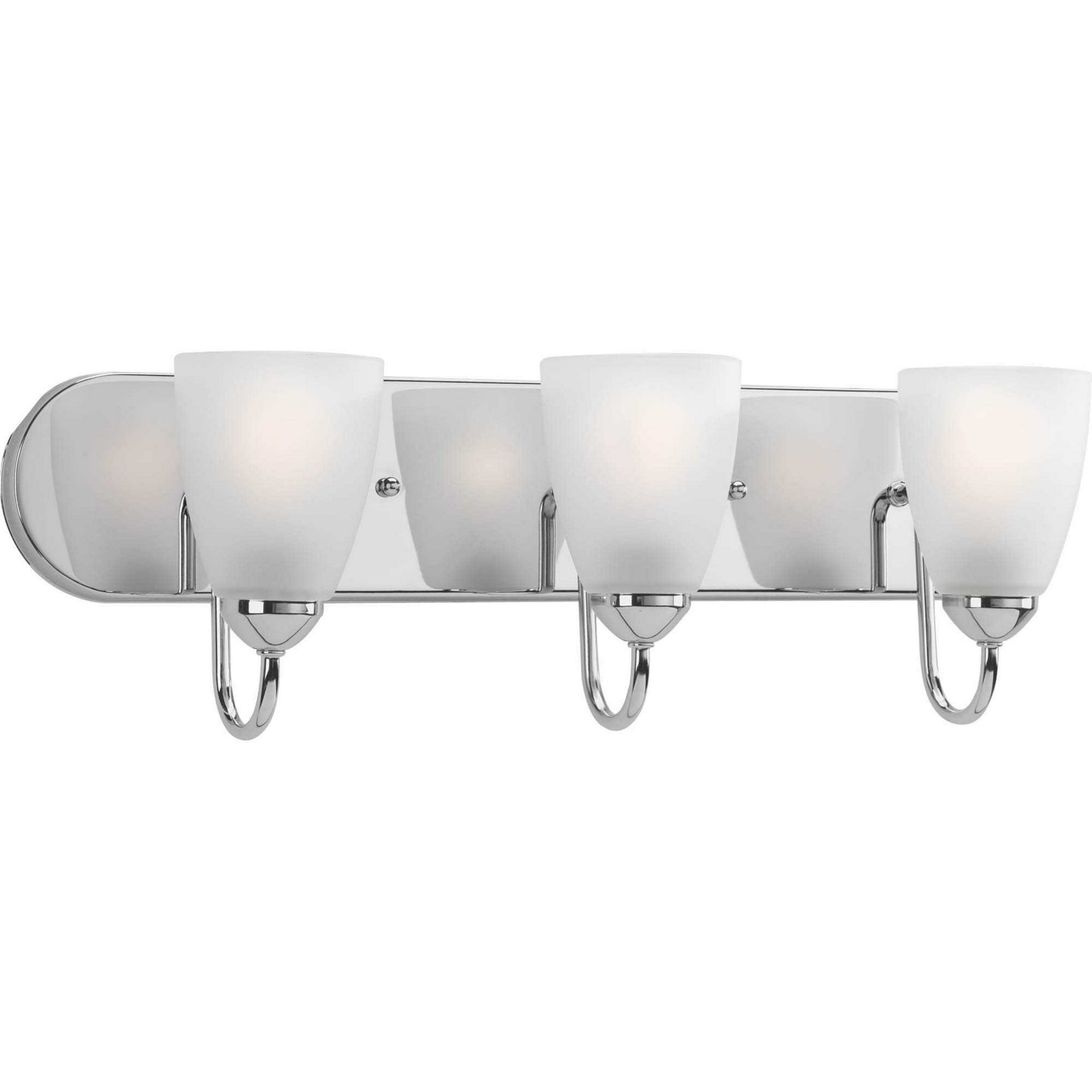 Gather Three Light Bath in Polished Chrome