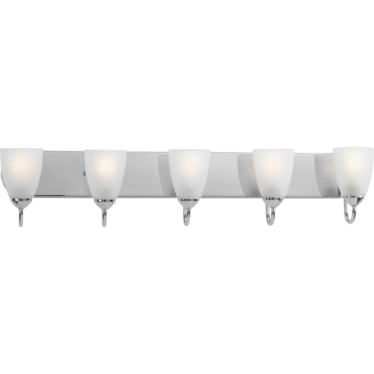 Gather Five Light Bath in Polished Chrome
