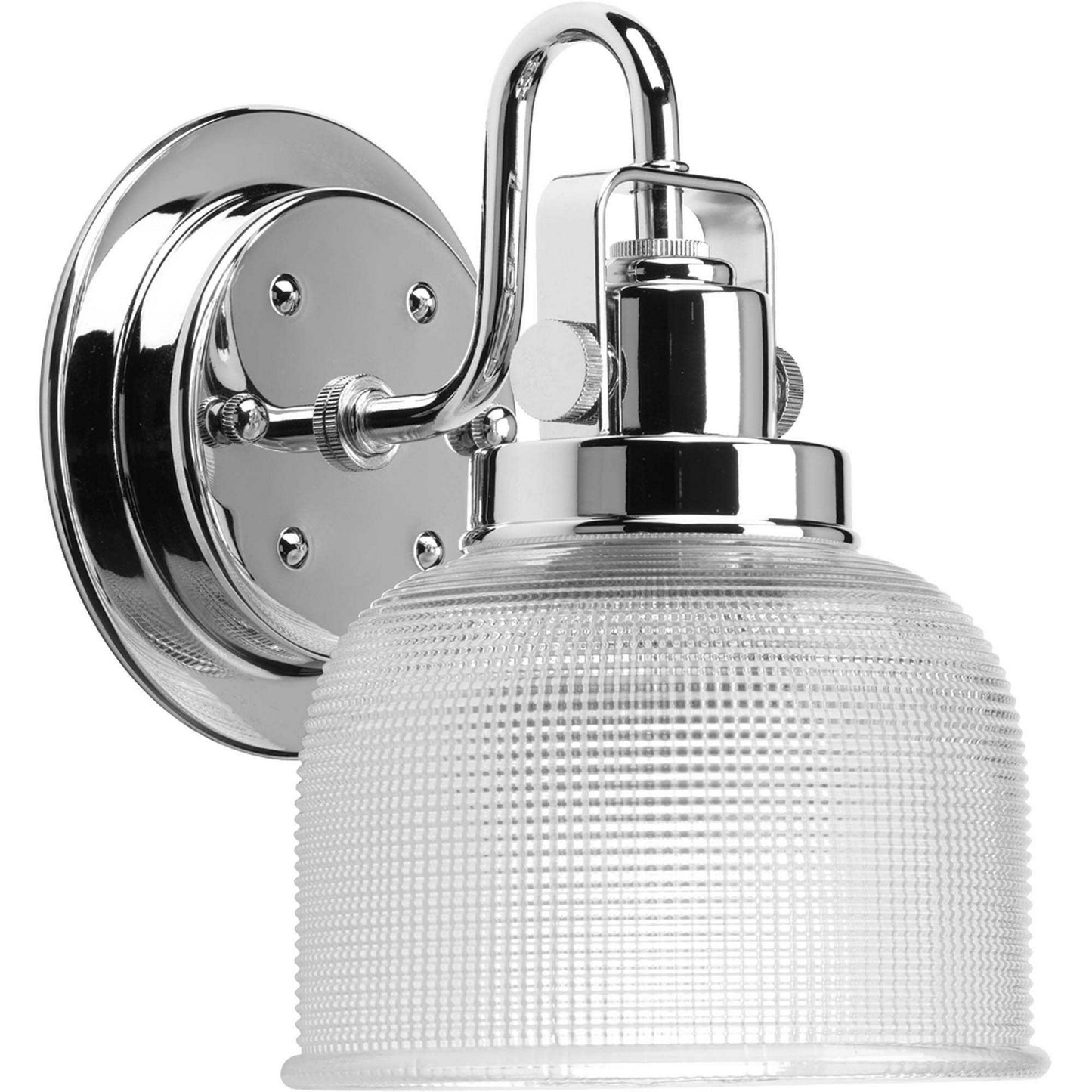 Archie One Light Bath Bracket in Polished Chrome