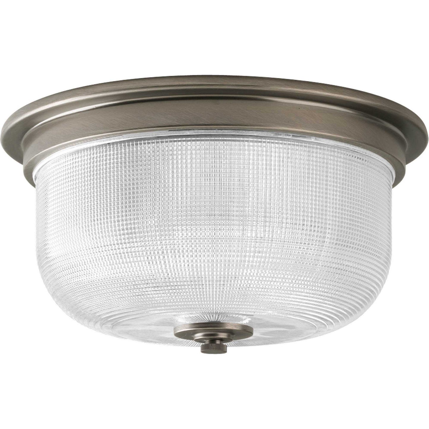 Archie Two Light Flush Mount in Antique Nickel