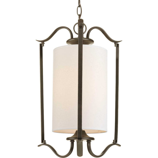 Inspire One Light Foyer Pendant in Antique Bronze
