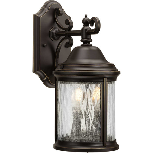 Ashmore Two Light Wall Lantern in Antique Bronze