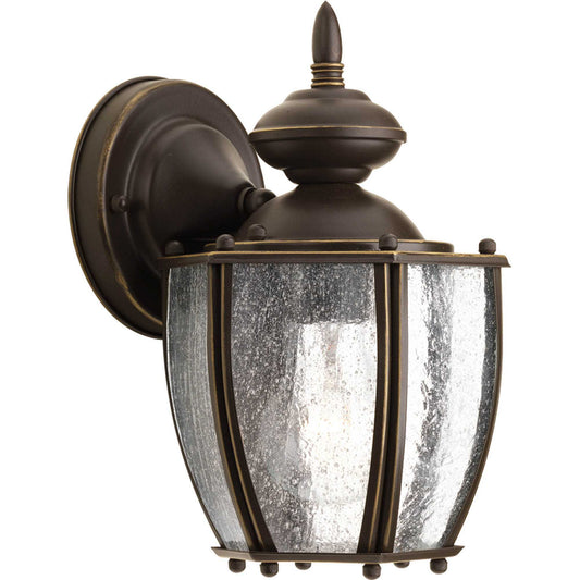 Roman Coach One Light Wall Lantern in Antique Bronze
