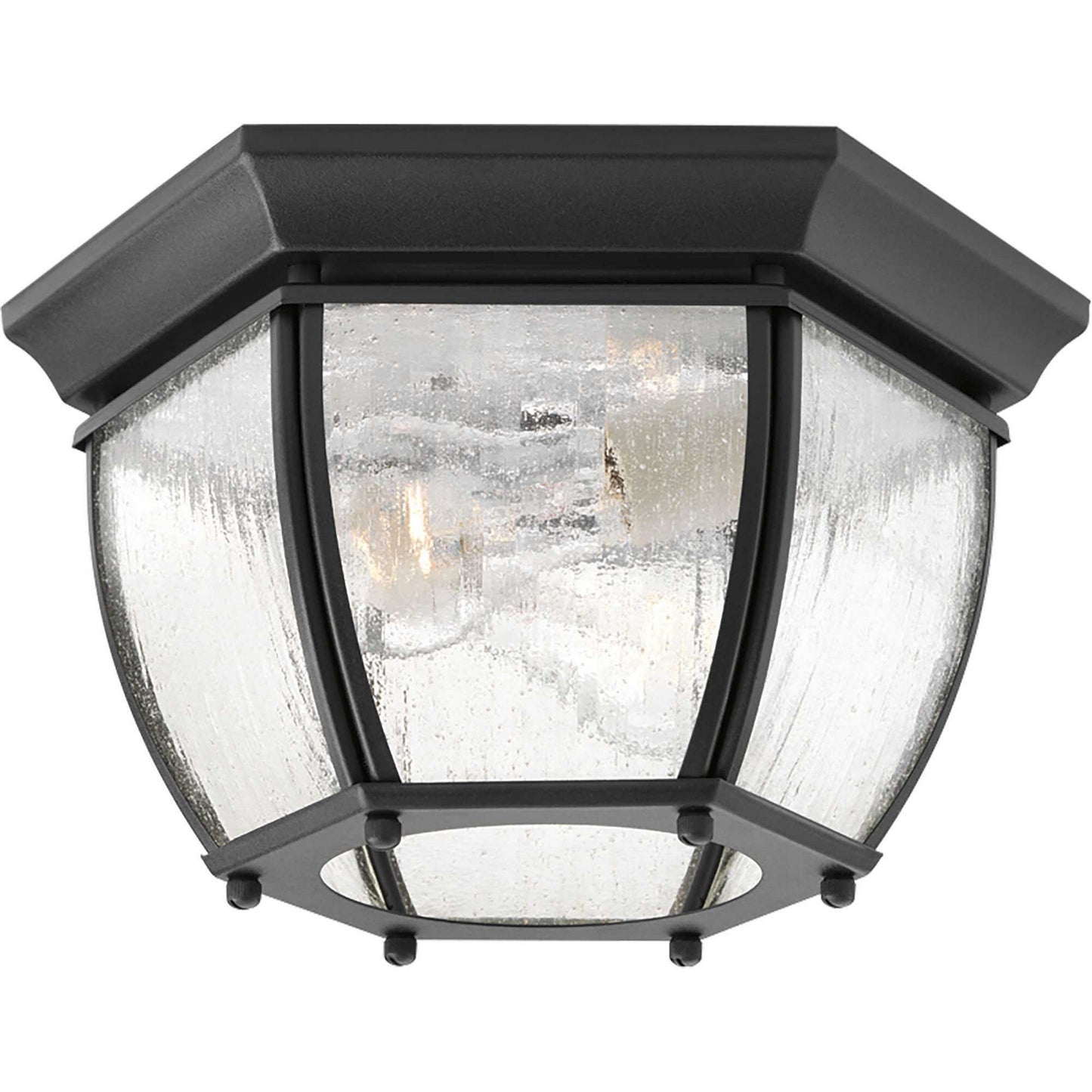 Progress Lighting - P6019-31 - Two Light Flush Mount - Roman Coach - Black
