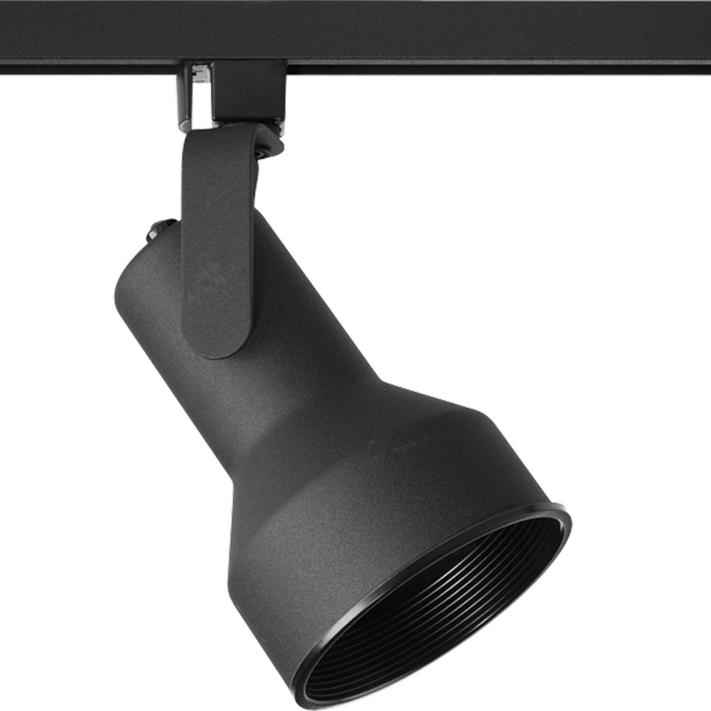 Track Head One Light Track Head in Black