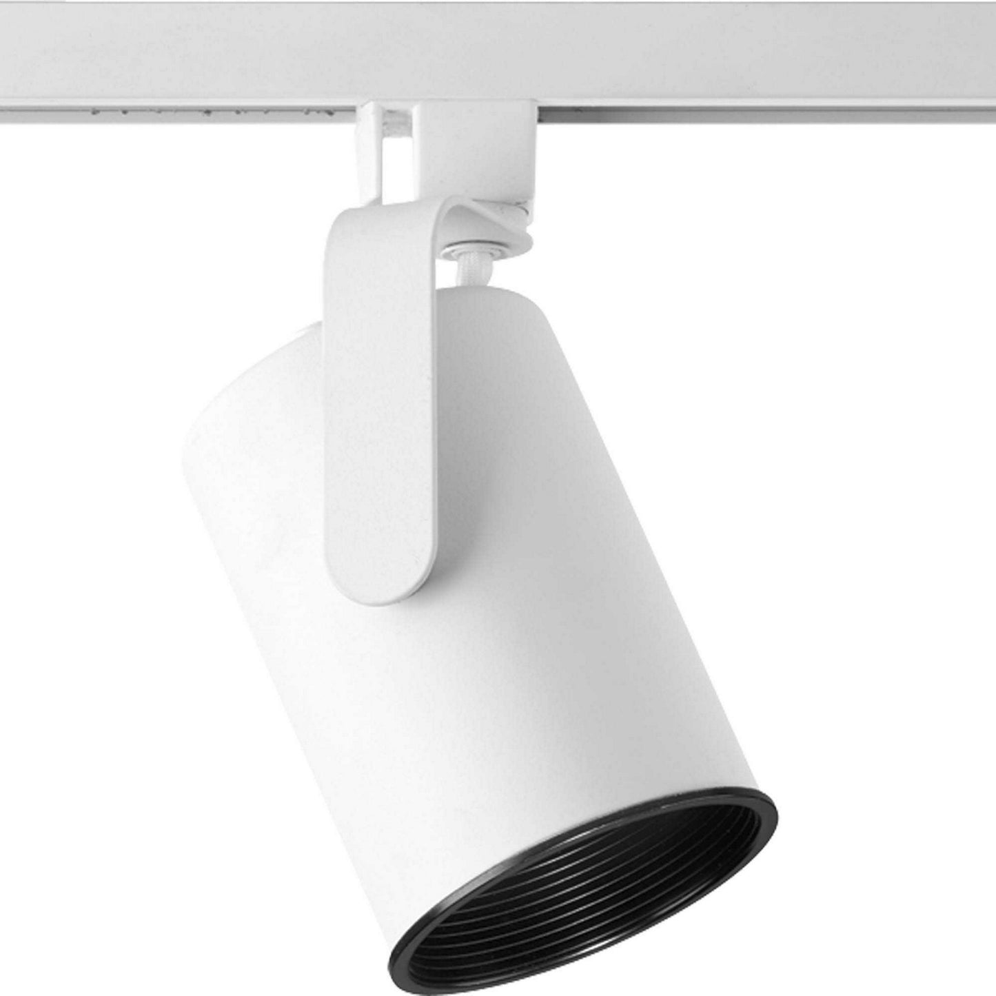 Track Head One Light Track Head in White