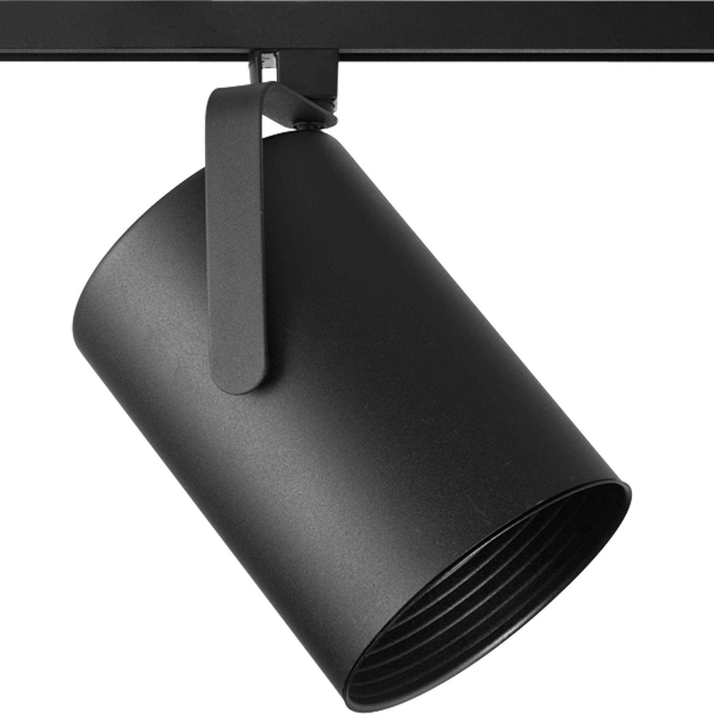 Track Head One Light Track Head in Black