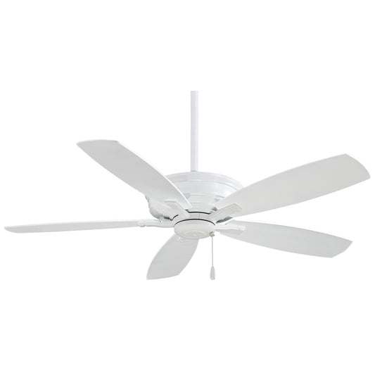 Kafé 52"Ceiling Fan in White