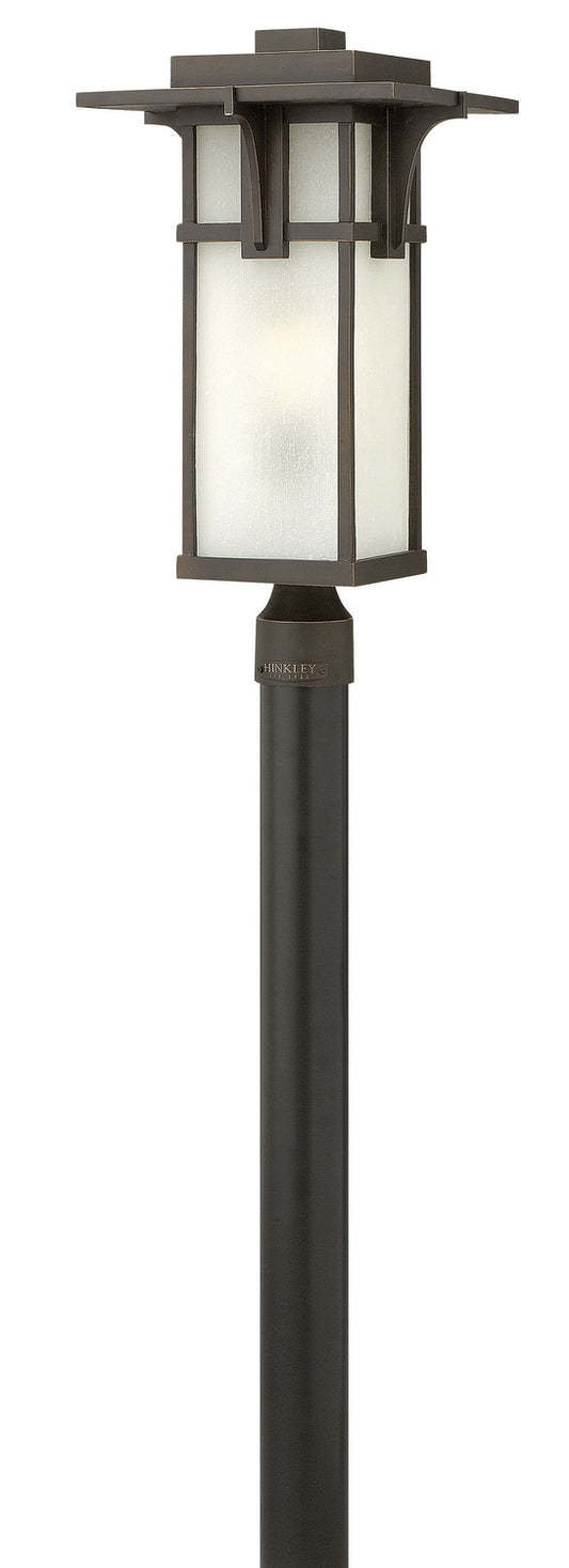 Manhattan LED Post Top or Pier Mount Lantern in Oil Rubbed Bronze