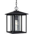Generation Lighting - 62027-12 - One Light Outdoor Pendant - Hunnington - Black