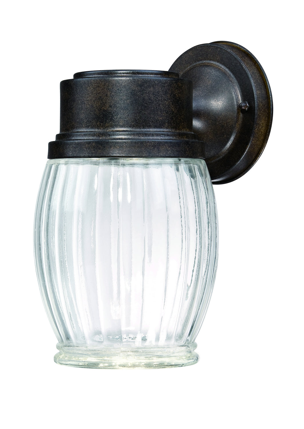 Fulton LED Wall Lantern in Forged Sienna