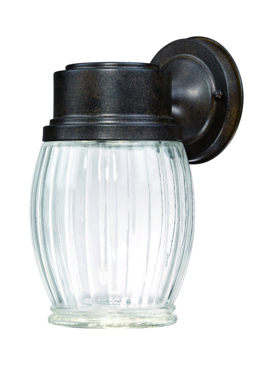 Fulton LED Wall Lantern in Forged Sienna